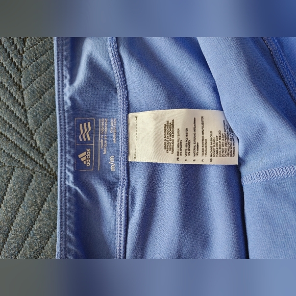 adidas Light Blue Tie-Dye Tennis Skirt - Picture 7 of 8